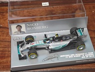 Mini Cut MINICHAMPS 1/43 2015 Mercedes-Benz AMG F1 W06 6 #Roseberg
