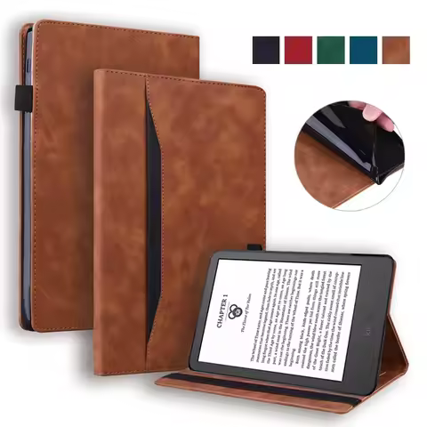 For Kindle 2024 Case 6 inch Fashion Wallet Stand Ebook Cover For Funda Kindle 2024 6” 11th Generatio