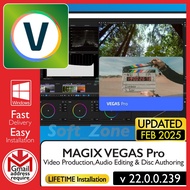 MAGIX VEGAS Pro 22.0.0- Video Production, Audio Editing & Disc Authoring | Windows - SOFTWARE