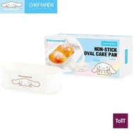 Chefmade Cinnamoroll Non-Stick Oval Cake Pan L14.2xW7.5xH4.5cm, White