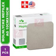 [1 PC] Molnlycke Mepilex Ag  Dressing 10cm x 10cm (1PC)(287110)