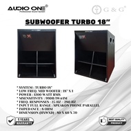 Subwoofer 18 Inch|Passive Turbo 18 Inch| Audio One Original Type Turbo 118 Best (Harga/1 Unit )|PROM