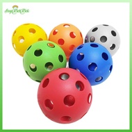 [ERHK-t] 10pcs Indoor golf ball golf practice balls golf light ball have hole Golf Traini new