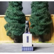 3D Receh Hachiko Statue 1 scale 64 Accessories diorama Diecast Dog Hobby Japan HJ Mini GT Kyosho Inn