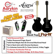 [Guitar] Electric Guitar Les Paul Body LP-19 (Black Top) Aiersi