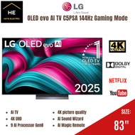 LG OLED 83" C5PSA SERIES OLED EVO 4K UHD SMART 144HZ GAMING MODE AI TV TELEVISYEN