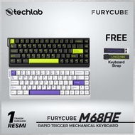 FURYCUBE M68HE / M68-HE Waterproof Magnetic Switches Gaming Keyboard HOT-SWAP Hall Effect Rapid Trig