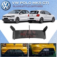 VOLKSWAGEN POLO MK5 6C GTI BLADE STYLE DIFFUSER VW POLO 6C BUMPER DIFFUSER BODYKIT POLO 2014-2018 PO