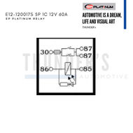 EP Platinum Relay รีเลย์ 5 ขา 1C 2C คอนแทค E12-120005S E12-140005S E12-120015S E12-140015 E12-120017