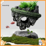 Interactive Aquarium Accessory Easy Aquarium Setup Accessory Miniature Moss Rock Betta Cave Hideout 