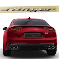 Letter logo Stinger logo Rear Tail logo Car Sticker Suitable for Hyundai KIA Car logo KIA GTline Sti