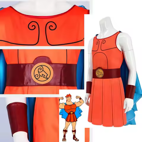 Greek Mythology Warrior Costume Set Heroic Cape Toga Cloak Golden Belt Anime Cosplay Halloween Stage