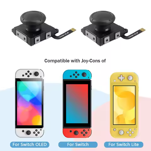 Replacement Hall Effect Joystick for Nintendo Switch/Lite/OLED Joycon Analog Thumb Stick No Drifting