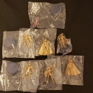 絕版罕有 5cm高  超精緻 聖鬥士星矢 海鬥士 美人魚 六聖獸 海馬 海龍  海蜥蜴 海王子  海魔女 樽蓋合共7件