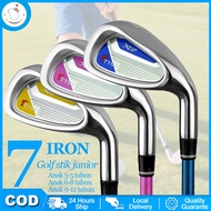 Iron 7 Golf Sticks - Carbon Junior Club Beginner Special Golf Beginner/ Kids Club Golf Club/ Steel S