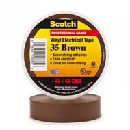 3M™ - 3M Scotch 35 聚氯乙烯 (專業級別) 電氣膠帶 Vinyl Electrical 35 ,3/4吋 x 66尺 (棕色)