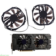 ∵ dusur7 2pcs 95mm 4gb GPU Cooler Cooling Fan for Yeston RX480 570 580 Graphics Card Fan