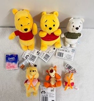 Disney Winnie The Pooh 小熊維尼 睡衣 睡帽 廚師 白色 情信 造型 震動 跳跳虎 eeyore 公仔 正版 日版