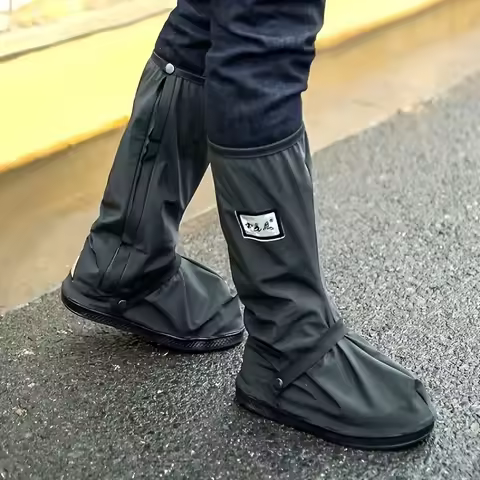 Motorcycle Boots Shoe Covers Protection Waterproof Footwear Motorcyclist Bicycle Scooter Dirt Pit Bi