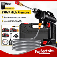 998VF Water Jet Cordless Car Washer High Pressure Water Jet High Voltage Lithium Battery Portable