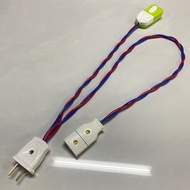 Monitoring Power Extension Cord Fan Table Lamp Household Appliances 2-Pin Plug Extension Cord Two-Ho