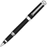 Montegrappa Parola Black Resin with Chrome Trim Rollerball Pen - ISWOTRAB