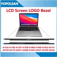 New LCD Screen Glass Trim Logo Bezel Front Display Cover For MacBook Pro Air A1706 A1707 A1708 A1932