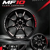 🛞 Sport Rim Baru [ MUGEN MF 8 FLOW FORMING ] 16 7.0 JJ ET40 4X100 MYVI CITY JAZZ VIOS