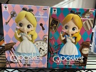 全新未開 日版 QPosket Alice Thinking Time 愛麗絲 思考時間 一套兩款 迪士尼 Qposket Disney Characters