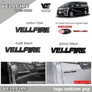 dac toyota vellfire anh20 2008-2014  car logo emblem accessories pnp