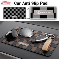 Toyota Prius New Plaid Anti Slip Pad Silicone Instrument Panel Pad Car Interior Accessories