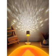 DECORATIVE LIGHT FOR LIVING ROOM AND BEDROOM - 2 IN 1 - SUNSET STYLE + WATER WAVES