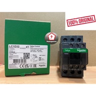 SCHNEIDER LC1D32 CONTACTOR 32AMP 3POLE (AC) LC1D32E7 LC1D32F7 LC1D32M7 LC1D32U7 LC1D32N7 LC1D32B7 LC