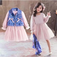 Girls' Dresses Ages 4 5 6 7 8 Years Trade Vest