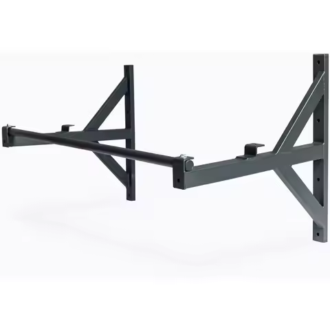 Wall Mounted Pullup Bar for Home or Garage Gyms Straight Bar or MultiGrip Arch Ideal for Kipping Pul