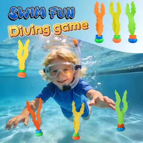 6pcs Kids Diving Pool Underwater Toys, Summer Children Water Toys, Throwing Game Beach Pool Toys