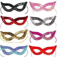 Halloween Day Show Eye Mask Mask Sequin Mask Sequin Mask Bar KTV Party Props X9N5
