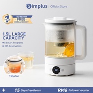 Simplus Health Pot | 1.5L 850W | 24H Reservation | Automatic Power Off | MultiFunctional Electric Ho