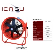 ICASU 24" PORTABLE EXHAUST FAN / VENTILATION FAN - PEF24SBU / PEF24SBUT