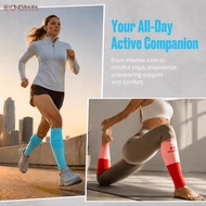 EIONG8686FT Compression Sock, Breathable Spandex Leg Sleeve, Skin Friendly Stretchable Elastic Fabri