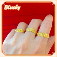 แหวนทอง แหวนทองแท้ ลายโปร่งหน้ามน น้ำหนัก (0.6 กรัม) ทองคำแท้ 96.5% แหวน  สินคเก็บเงินปลายทางได้