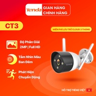 Camera Wifi Ngoài Trời Tenda CT3/CT6 Độ Phân Giải 1080P/2MP/3MP/2K đàm thoại 2 chiều ban đêm có màu