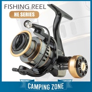CAMPING ZONE LINHUE Professional Fishing Reel HE SERIES HE1000-5000 Maximum Drag 10KG 5:2:1 High Spe