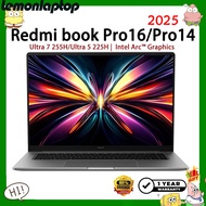 2025 Redmi book Pro 16 Redmi book Pro 14 Ultra 7 255H/Ultra 5 225H Intel® Arc™ Graphics Redmibook la