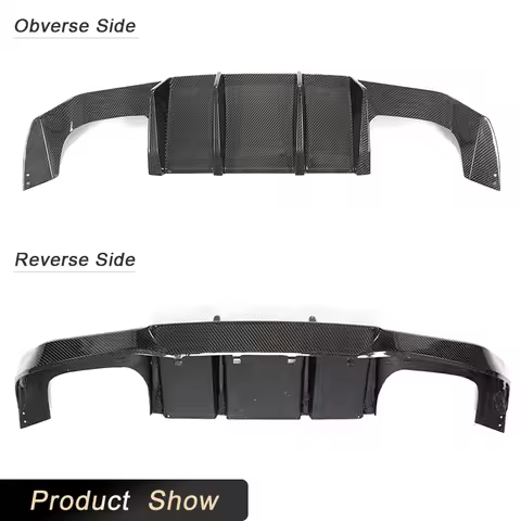 Car Rear Bumper Diffuser for BMW F87 M2 M2C Competition 2016-2018 Rear Diffuser Lip Spoiler Splitter