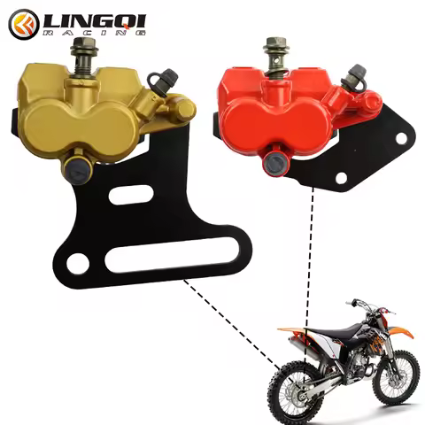 LINGQI 12mm Rear Disc Hydraulic Brake Master Cylinder Caliper For 70cc 90cc 110cc 125cc 140cc 150cc 