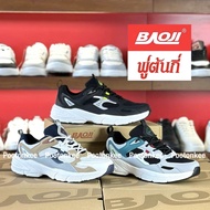 Baoji BJM 801 รองเท้าผ้าใบบาโอจิ รองเท้าผ้าใบผู้ชาย ผูกเชือก ไซส์ 41-45 ของแท้ พร้อมส่ง