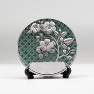 KL Pewter [1013] Bunga Raya (Enamel) (6" inches) | Decorative Plate