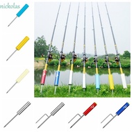 NICKOLAS Fishing Rod Holder, Metal Non-Deformed Sea Rod Bracket, Fishing Pole Ground Holder Easy To Carry Lightweight Durable Fishing Rod Socket Sea Fishing