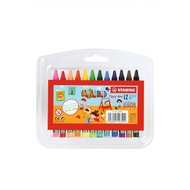 STABILO YIPPY-WAX CRAYON - 12 COLOURS